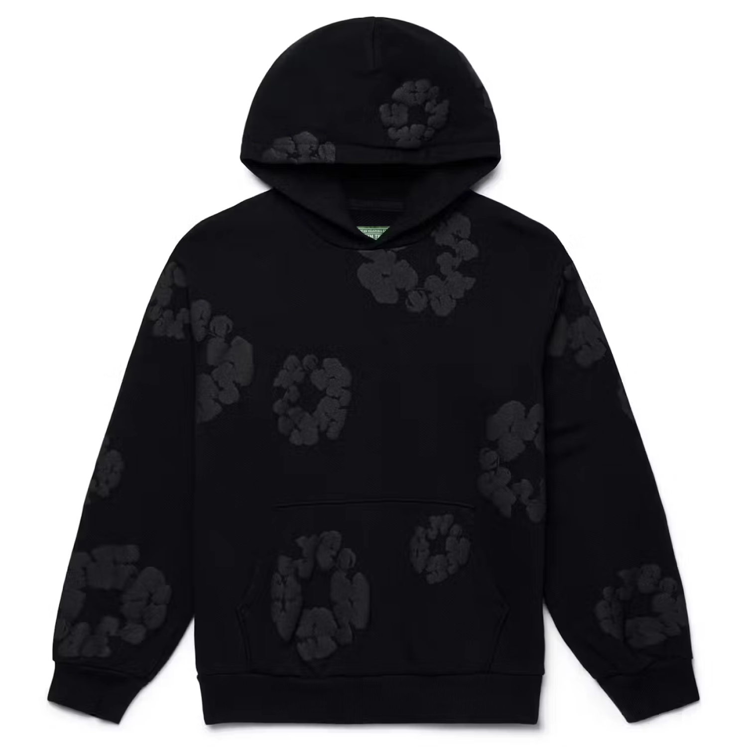 Denim Tears The Cotton Wreath Sweatshirt Black Monochrome